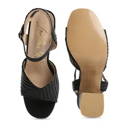 London Rag Textured Block Heels image 4