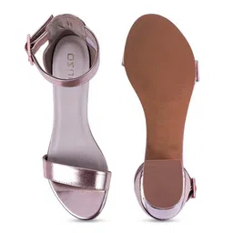 Ozuri Open Toe Ankle Loop Block Heels image 3