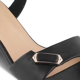 Tresmode MAUI Embellished Open Toe Block Heels With Buckles image 2