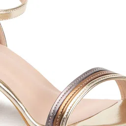 Carlton London Textured Open Toe Block Heels image 5