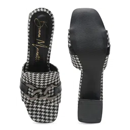 Bruno Manetti Printed Embellished Block Heels image 5
