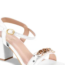 Shoetopia Girls Block Heels With Backstrap image 4