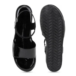 FABBMATE Textured Open Toe Flatform Heels image 2