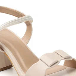 ICONICS Embellished Open Block Heels With Backstrap image 3