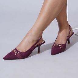 Sherrif Shoes Suede Party Block Pumps with Buckles-12