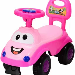Kids Baby Magic Ride on Push Car Ride with Backrest Musical Horn-19