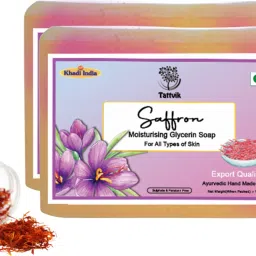 Saffron Mosturising Glycerin Soap For All Types of Skin-image-100