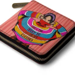 Women Casual Multicolor Artificial Leather Wallet-image-3