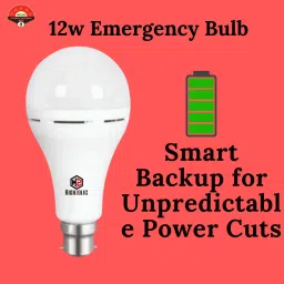 Bright 12W Emergency Bulb with Built-in Battery 3 hrs Bulb Emergency Light-image-32