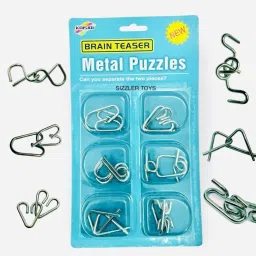 Brain Teaser Metal Puzzles, Metal Puzzle Toys for Gift,-24