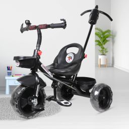 BLACK HANDLE FRONT AND BACK BASKET FOR BABY-02 Tricycle-13