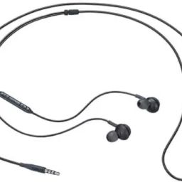 SPEQTA COMPATIBLE FOR SAMSUNG GALAXY BLACK EARPHONE 100% ORIGINAL WITH MIC BIG SOUND Earphone Cable Organizer-34