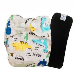 Babymoon Cloth Diaper With Insert-53