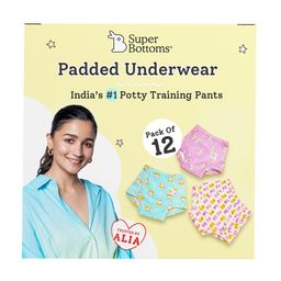 SuperBottoms Kids Pack Of 3 Printed Sustainable Pure Cotton Padded Underwear-4