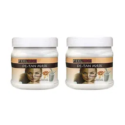 FEELHIGH Set Of 2 De-Tan Face Masks with Milk & Honey Extract - 500 ml Each-59