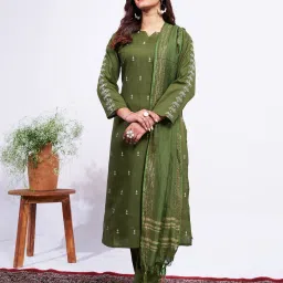 Embroidered Kurta, Trouser/Pant & Dupatta Set-image-66