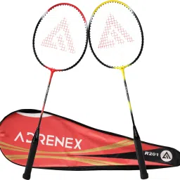 R201 Combo with cover Multicolor Strung Badminton Racquet-picture-14