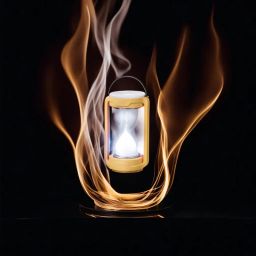 Yellow Plastic Hanging Lantern-image-89