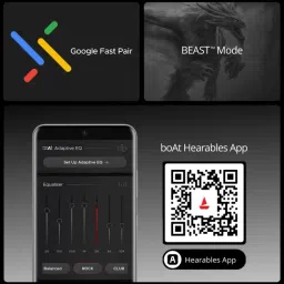 boat Airdopes 800(2025 Launch) HiDef w/Hi-Res Audio by LDAC, 4 Mics AI-ENx Tech Bluetooth Headset image 4
