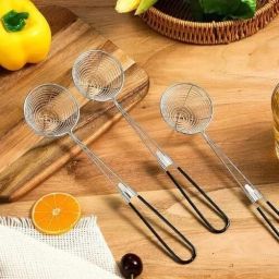 Stainless Steel Hot Pot Strainer with Long Handle, Kitchen Tool Set-image-45