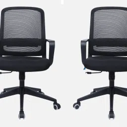 Executive Chairs Mesh Mid Back Office Ergonomic Chair Mesh Office Arm Chair-image-50