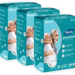 Premium Adult Diapers, Medium, Waist Size 28" - 45", 10 Pcs/Pack (Pack of 3), 30 Pcs Adult Diapers - M-image-48