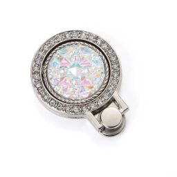 PRH Phone Ring Holder Finger Grip, Luxury Universal Mobile Stand (Jewel Silver) Mobile Holder-11