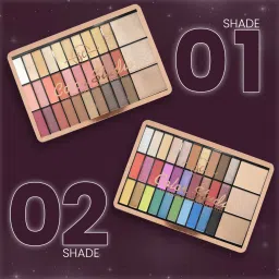 shryoan Color Studio Eyeshadow & Highlighter Palette | Highly Pigmented & Matte Finish 38 g image 5