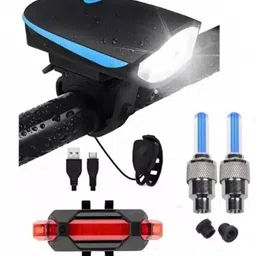 highrider Cycle Light Combo with Front & Back Light , Horn & Tyre Valve Light Bell-picture-28