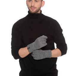 Solid Winter Men Gloves-image-51