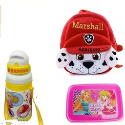 Marshals Fancy Attractive Kids Bags & Backpacks with Bottle & Lunch Box School Bag-image-35