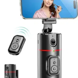 EVAAENTERPRISES Stylish P02 Gimbal Stabilizer (auto face tracking) 2 Axis Gimbal for Mobile, Camera image 2