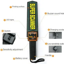 agyvvt Multi Function Metal Detector, Handheld Security Super,Indicator for Malls Water Leak Detector image 4