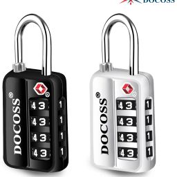 Set Of 2-116 Metal TSA Lock for Luggage,Number Lock Bag,Small lock For Travel Combination Lock-image-91
