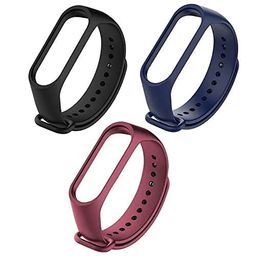 Inefable® Mi Band 3 & 4 Strap Band Wristband Strap Compatible with Mi Band M3 & M4 Original Device Not Included | image 1