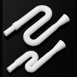 (P OF 2) PVC HOSE PIPE FOR WASH BASIN/ SINK 1.54 PVC Kitchen Pipe for Sink/ Waste/ Wash Basin Expandable & Flexible Drain Pipe Hose Pipe-image-88