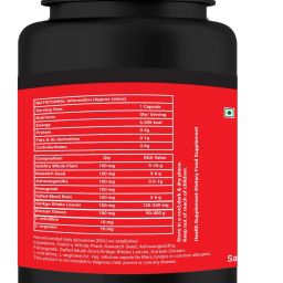 mixherb Xtra Josh Capsules: Stamina Booster for Daylong Energy & Muscle Strength” image 2