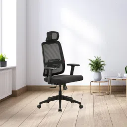 Versa High Back Fabric Office Adjustable Arm Chair-image-8