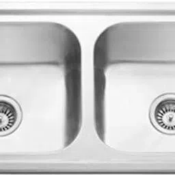 Denmark Medium Series Stainless Steel Double Bowl Kitchen Sink Size 37*18*8 INCH With Coupling & Waste Pipe Under Counter Basin-image-25