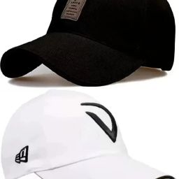 Embroidered, Solid, Self Design Sports/Regular Cap-image-44