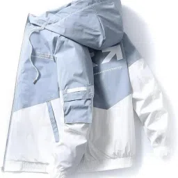 Men Colorblock Casual Jacket-image-52