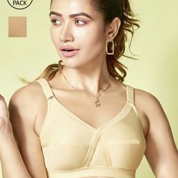 Floret 2 Nude-Coloured & Beige Everyday Bra-56