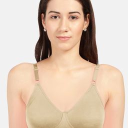 Sonari Nude-Coloured Non-Padded Non-Wired T-Shirt Bra-image-65