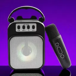 Nilesawar A429 (2-in-1) Bluetooth Karaoke Mic with Speaker – For Kids, Adults & Events 5 W Bluetooth Speaker-image-83