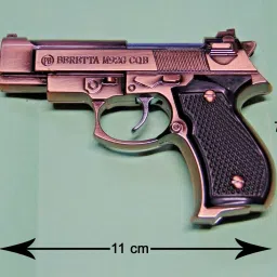 drizzling Beretta Pocket Size Lighter With Adjustable Flame Feature, Refillable Butane Gas myfirstdot Pocket Lighter image 3
