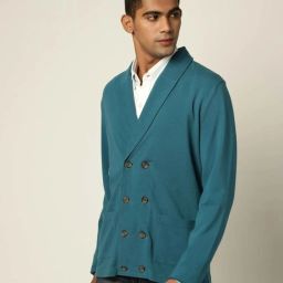 Cotton Solid Coat For Men-image-4
