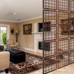 random Brown Engineered Wood Set of 12 Hanging Room Divider-picture-49