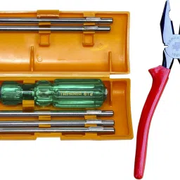 812 screwdriver set and cutting plier pack of 2 Lineman Plier-20