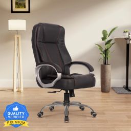 Vienna High Back Ergonomic Chair|Home & Office use|Premium Finish|Ultra Comfort Leatherette Office Executive Chair-image-85