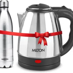Combo Set Insta Electric Stainless Steel Kettle, 1.5 Litres, Silver and Duo DLX Thermosteel Hot or Cold Stainless Steel Water Bottle, 700 ml, Silver Electric Kettle-15